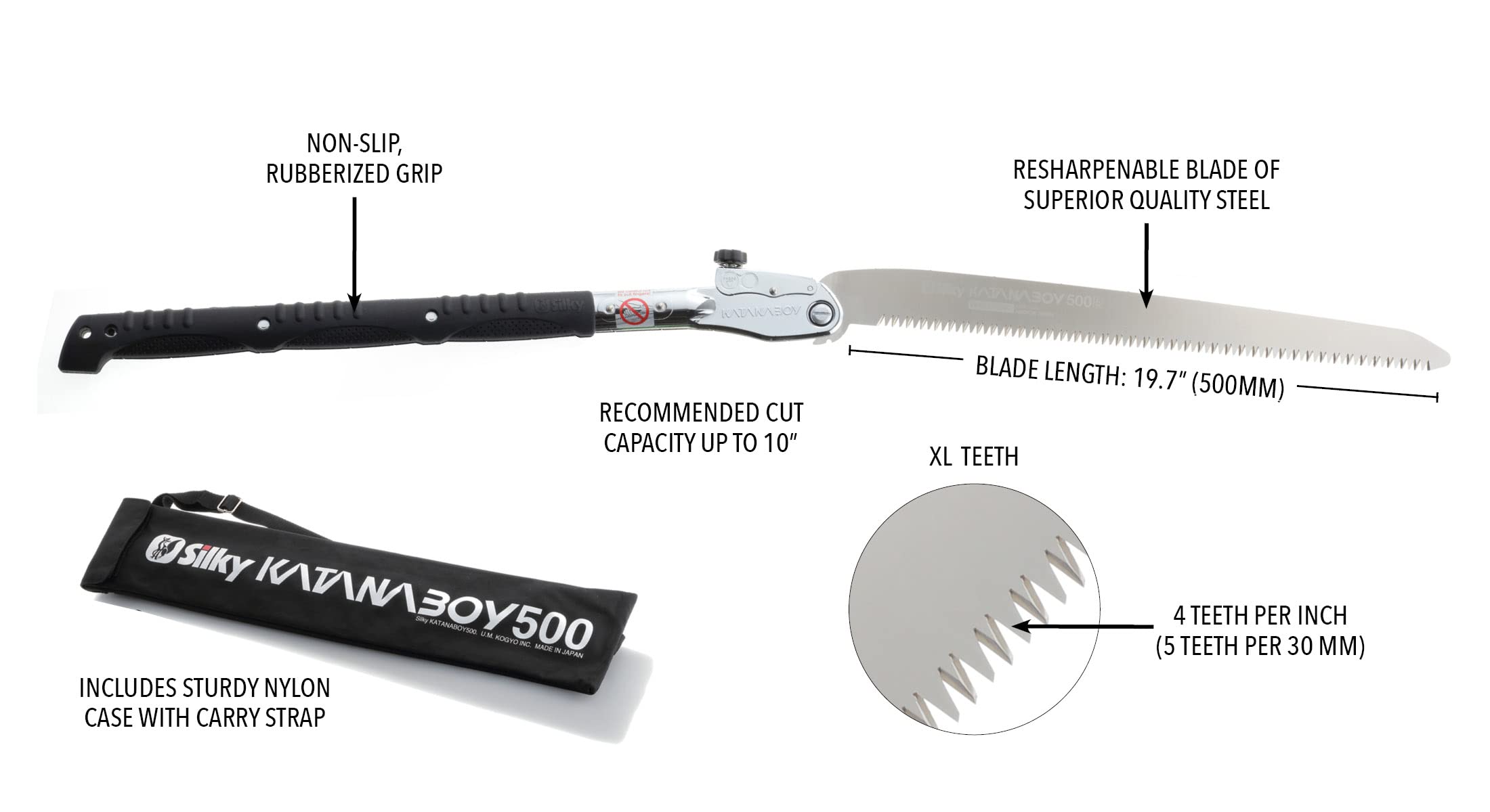 Silky Katana Boy 500 403-50 Folding Saw | Yum Industry | Japan'S Largest & Fastest- Japan Figure Store - #1 Bring To You The Best Japanese Goods