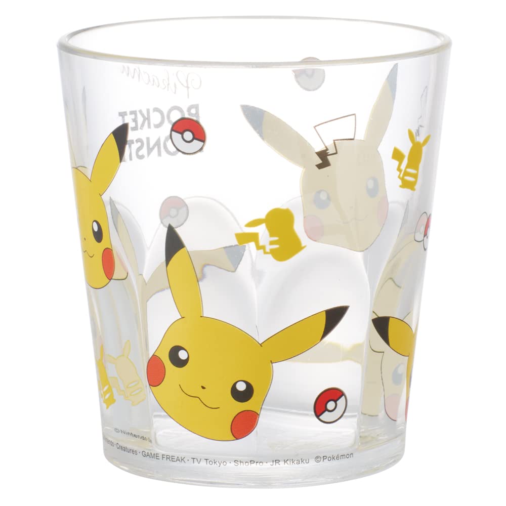 Skater 280Ml Acrylic Cup With Pikachu Face - Japan- Japan Figure Store - #1 Bring To You The Best Japanese Goods