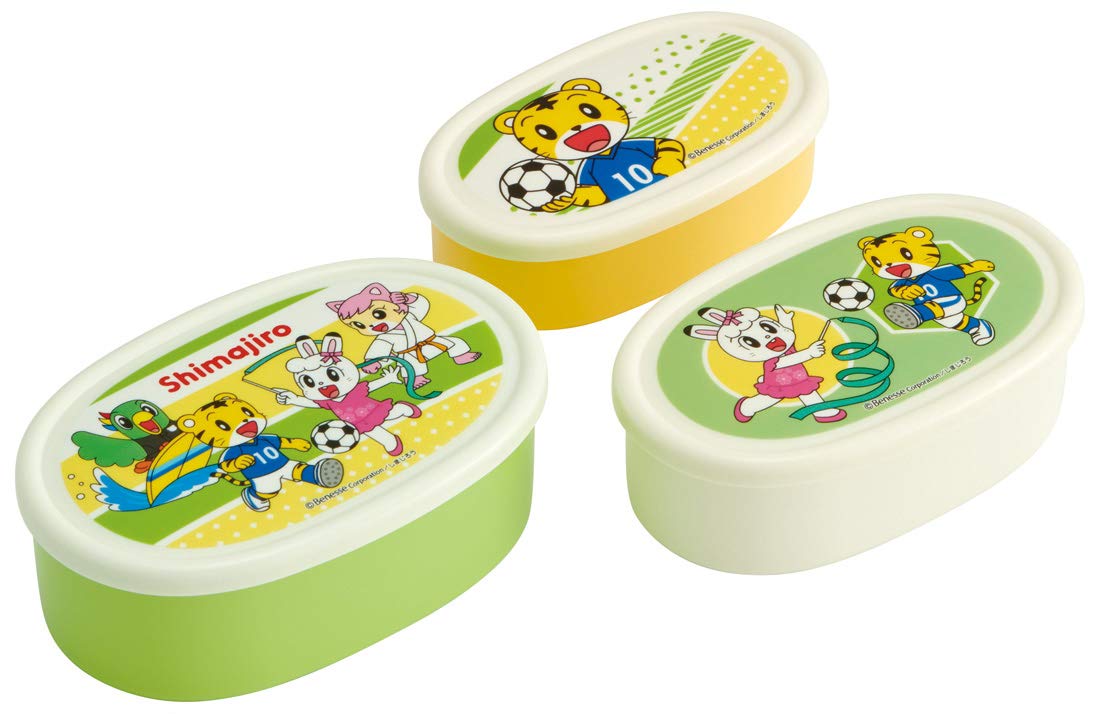 Skater Bento Box Set Of 3 Made In Japan 860Ml Srs3S - Shimajiro Sports Sealed Container- Japan Figure Store - #1 Bring To You The Best Japanese Goods