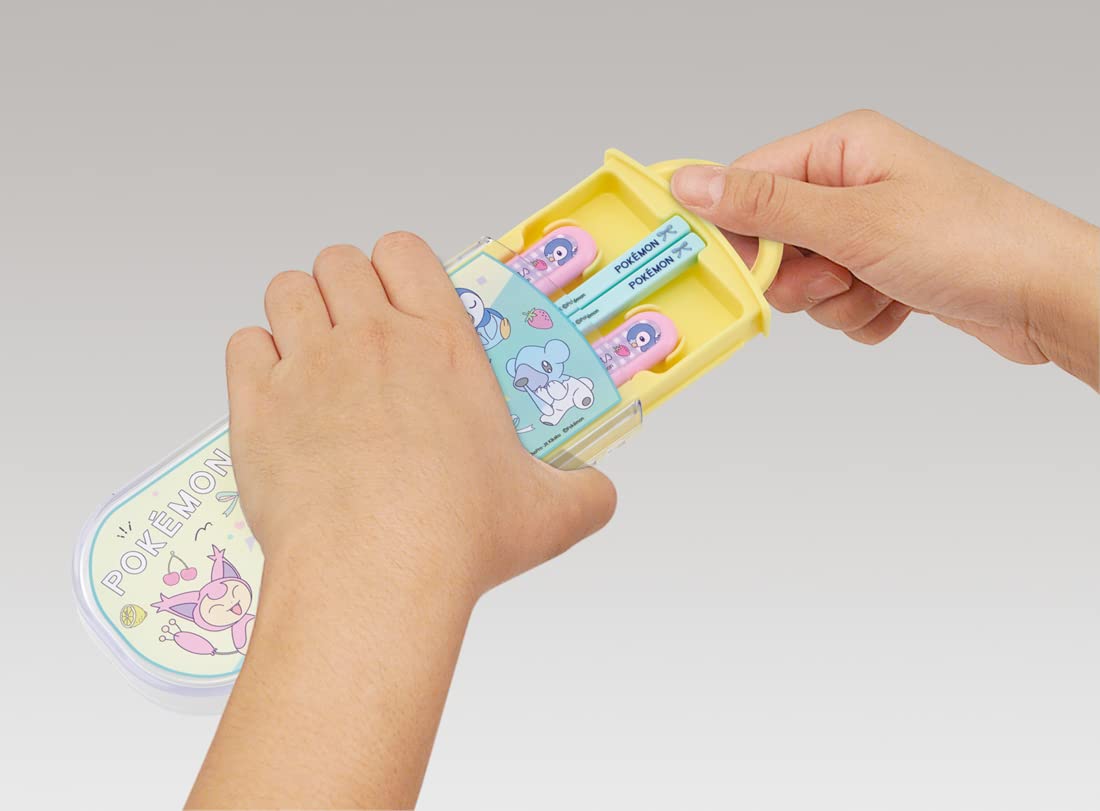 Skater Children&S Antibacterial Trio Set Chopsticks Spoon Fork Pokemon New Retro Made In Japan Tacc2Ag-A- Japan Figure Store - #1 Bring To You The Best Japanese Goods