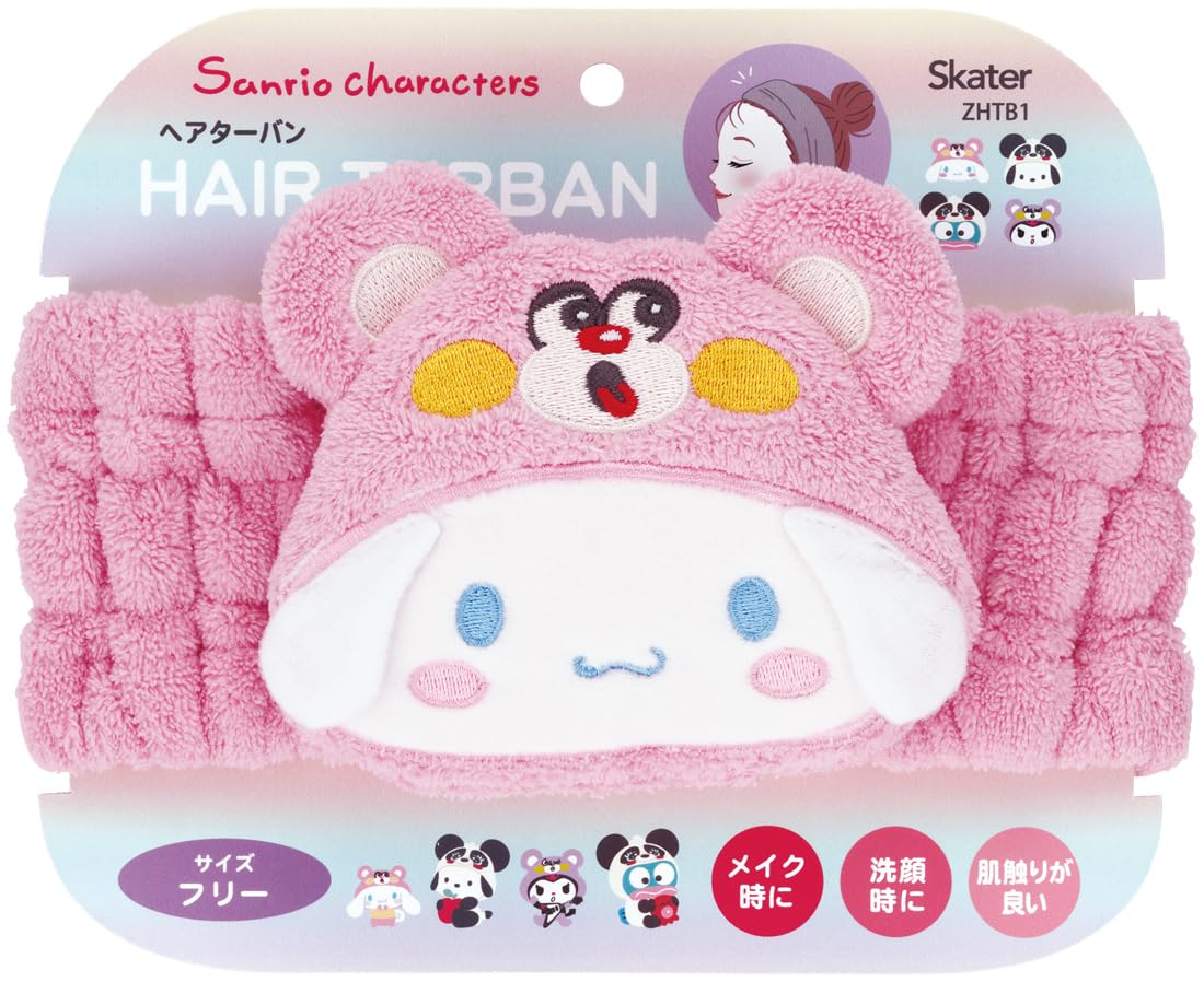 Skater Hair Turban Cinnamoroll Headpiece Sanrio ZHTB1-A- Japan Figure Store - #1 Bring To You The Best Japanese Goods