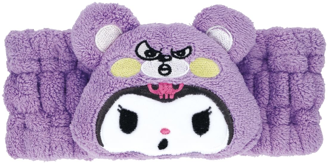 Skater Hair Turban Kuromi Headpiece Sanrio ZHTB1-A- Japan Figure Store - #1 Bring To You The Best Japanese Goods