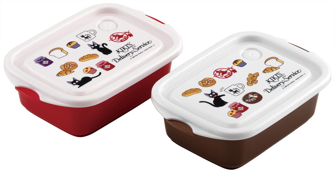 SKATER Studio Ghibli Kiki'S Delivery Service Lunch Container Set 2 Pcs- Japan Figure Store - #1 Bring To You The Best Japanese Goods