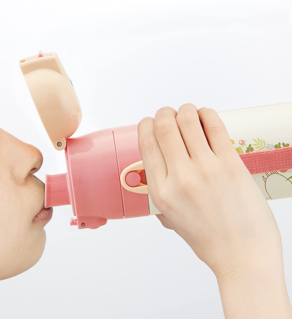 Skater Water Bottle, My Neighbor Totoro Mei To Issho, 470Ml, Direct Drink, Girls, Stainless Steel, Sports Bottle, Sdc4-A- Japan Figure Store - #1 Bring To You The Best Japanese Goods