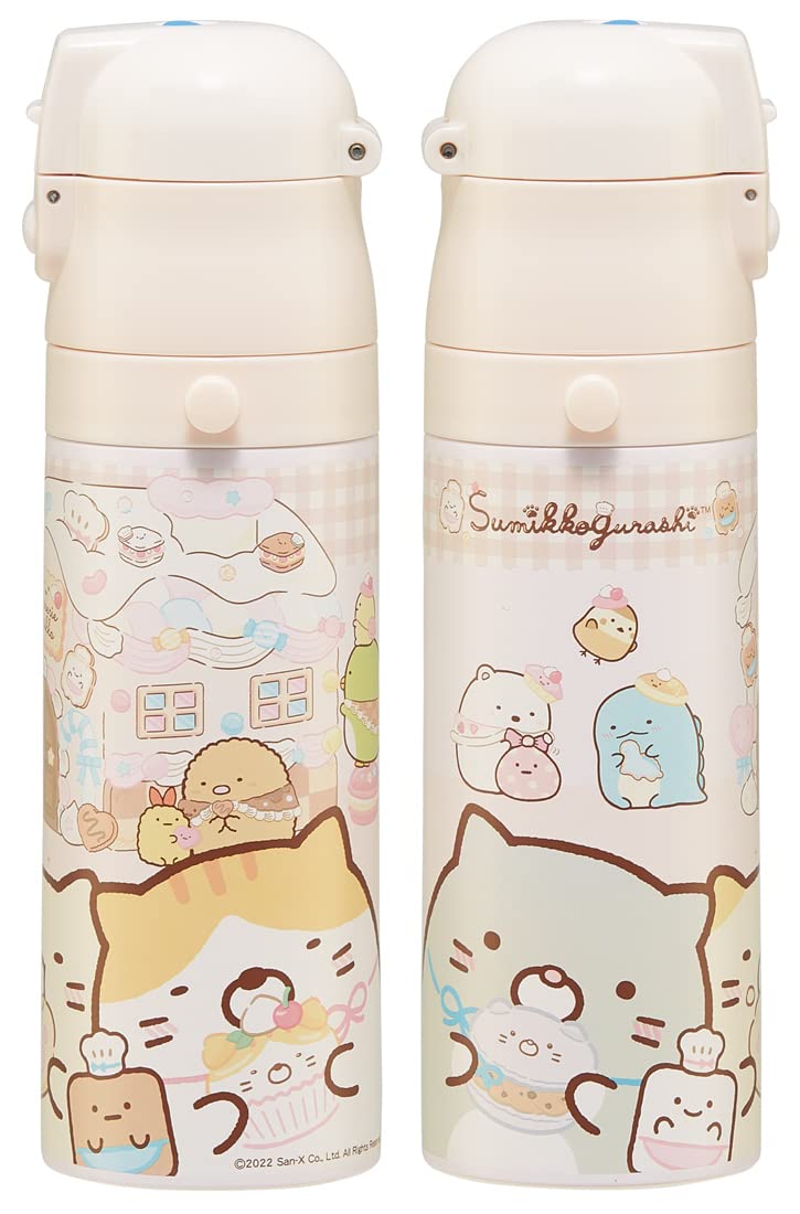 Skater Water Bottle Sumikko Gurashi Candy Store 470Ml Children&S Stainless Steel Sports Bottle Sdc4-A- Japan Figure Store - #1 Bring To You The Best Japanese Goods