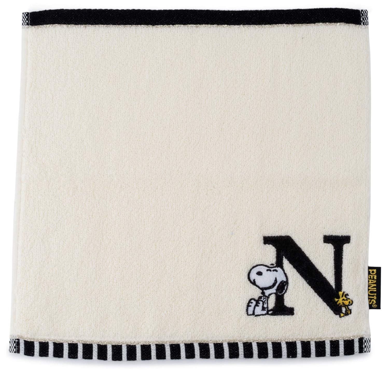 Snoopy Initial Mini Towel N- Japan Figure Store - #1 Bring To You The Best Japanese Goods