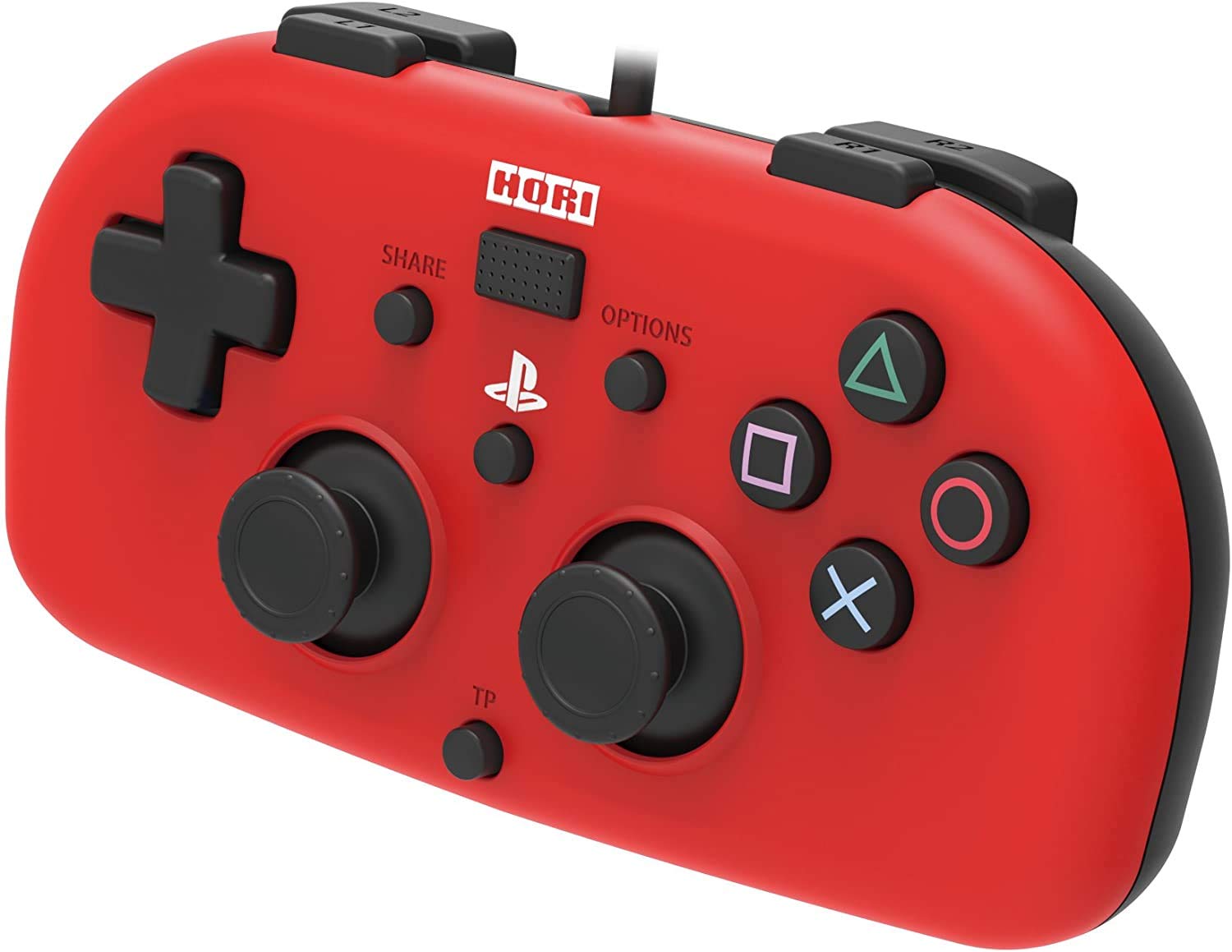 HORI Ps4 Playstation 4 Wired Controller Light Red- Japan Figure Store - #1 Bring To You The Best Japanese Goods