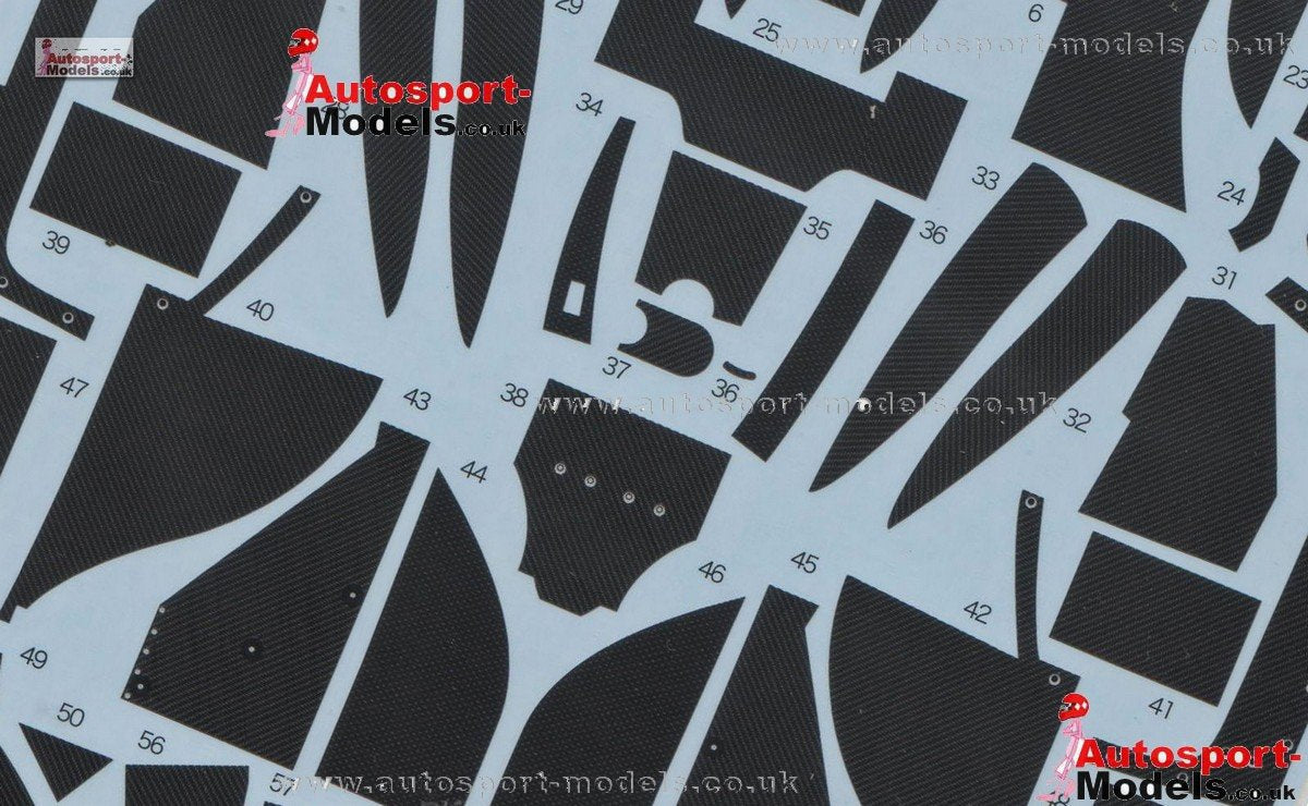 Studio27 St27 Cd20003 Fw16 Carbon Decal For Fujimi 1/20 Plastic Car Model Decal- Japan Figure Store - #1 Bring To You The Best Japanese Goods