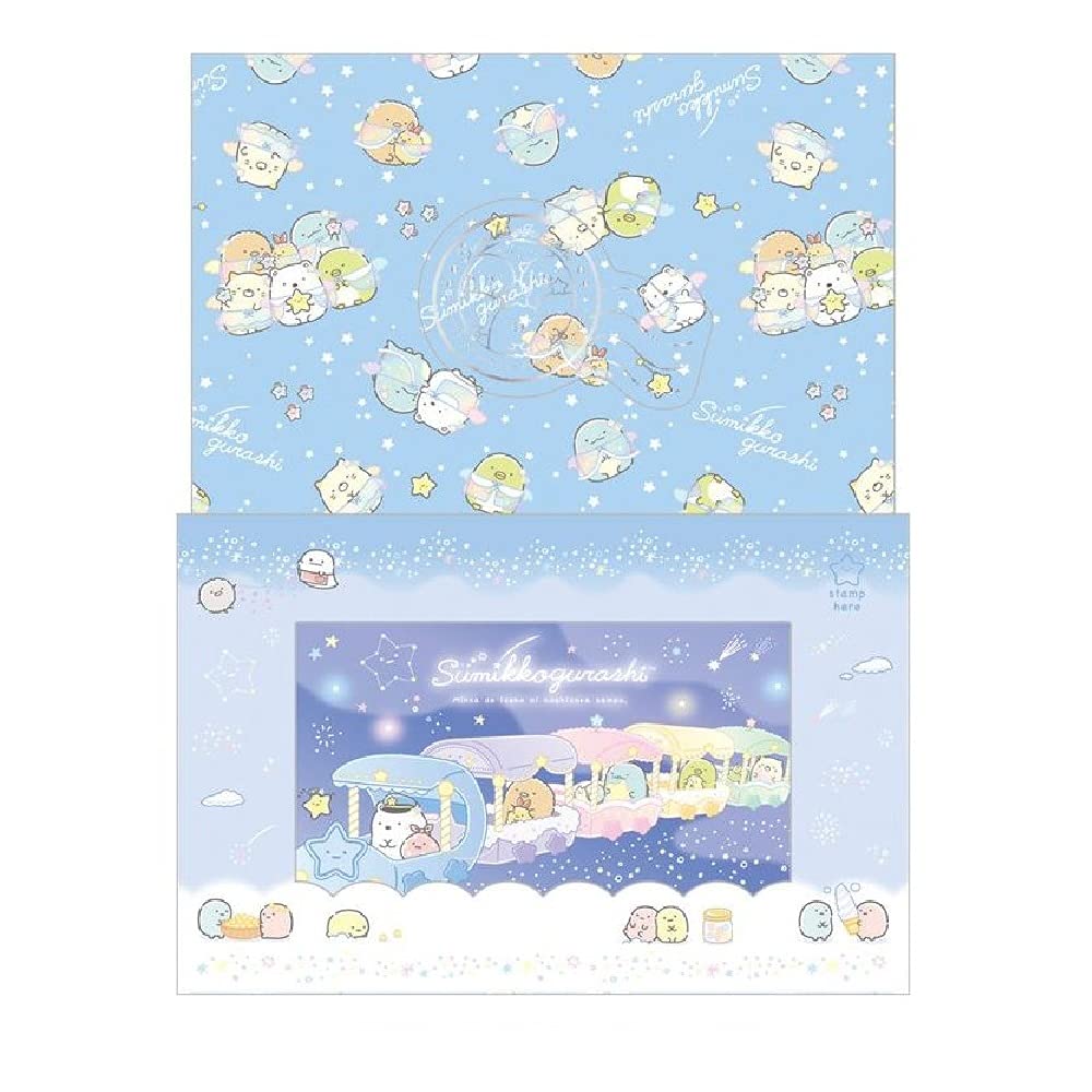 San-X Sumikko Gurashi Stylish Letter Set Starry Sky Walk 4 Types Cute Stationery Envelopes- Japan Figure Store - #1 Bring To You The Best Japanese Goods