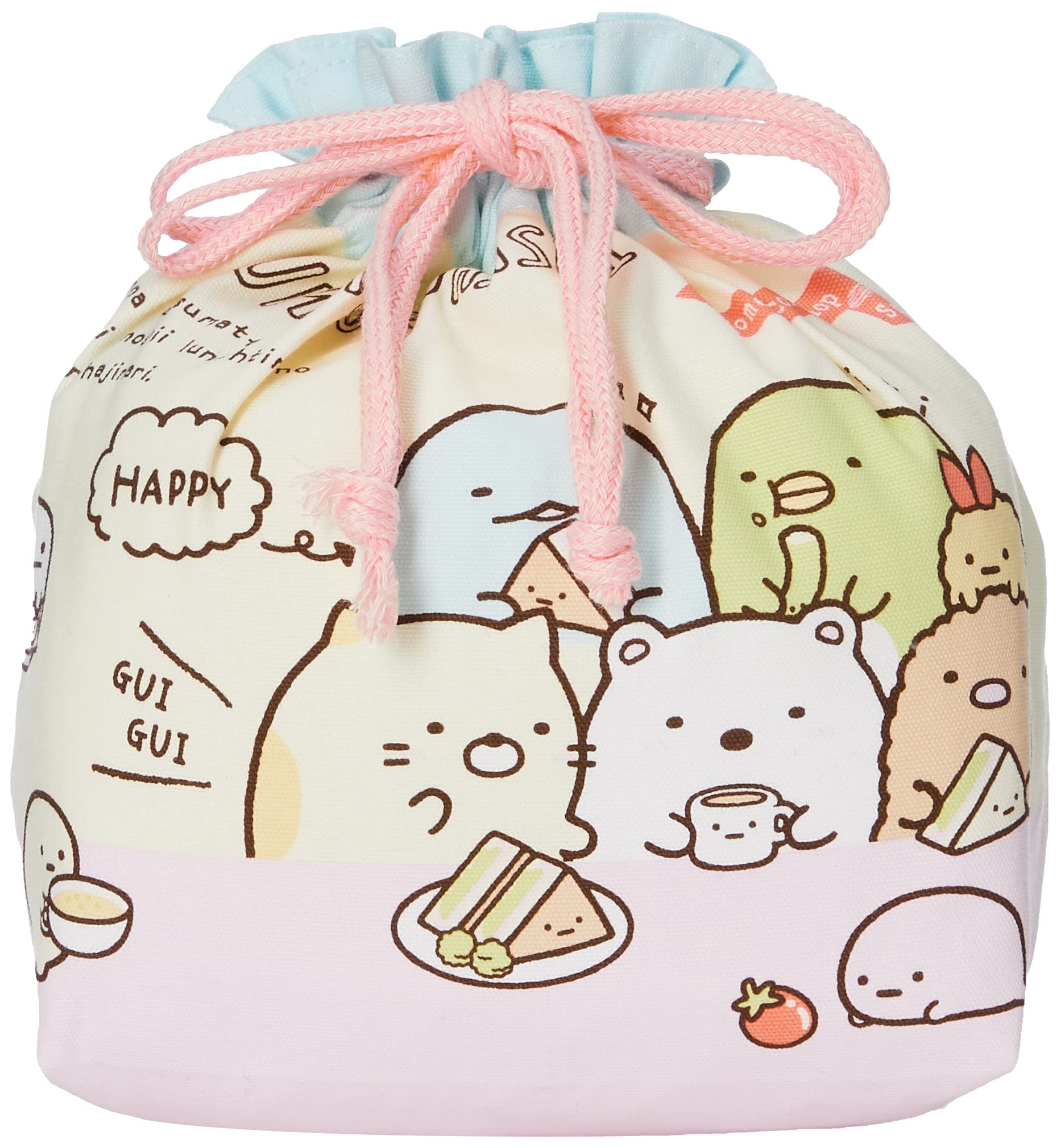 SAN-X Sumikko Gurashi Drawstring Bag For Lunch Box- Japan Figure Store - #1 Bring To You The Best Japanese Goods