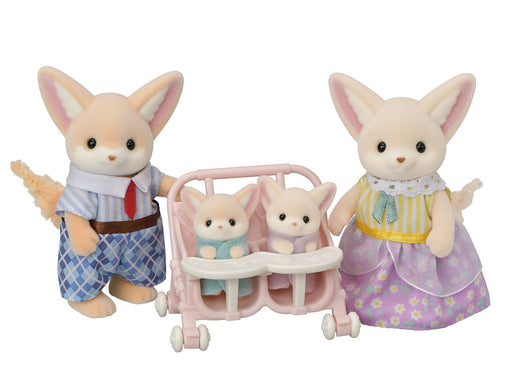 Epoch Sylvanian Families Fennec Doll Family FS-48 Toy Dollhouse for Ages 3+- Japan Figure Store - #1 Bring To You The Best Japanese Goods