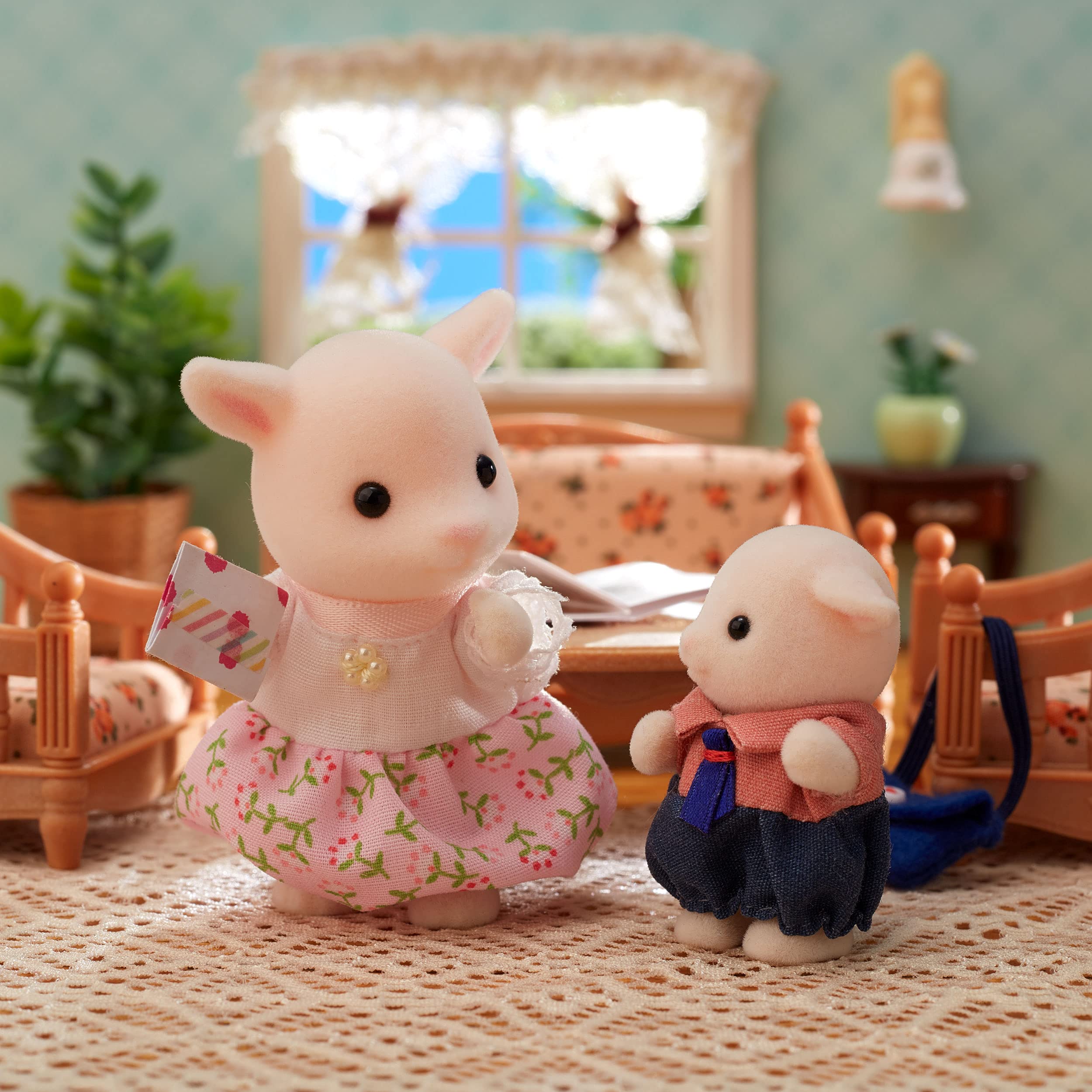 Epoch Sylvanian Families Goat Family Dollhouse Toy St Mark Certified for 3 Years and Up- Japan Figure Store - #1 Bring To You The Best Japanese Goods