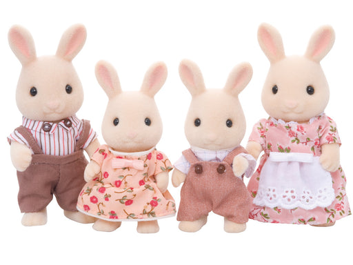 Epoch Sylvanian Families Milk Rabbit Family Dollhouse Toy for Ages 3+ FS-09- Japan Figure Store - #1 Bring To You The Best Japanese Goods