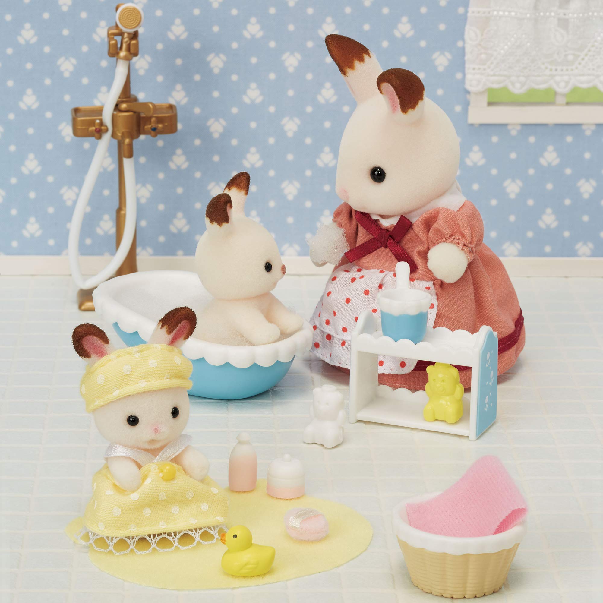 Epoch Sylvanian Families Baby Bath Furniture Set Age 3+ Toy Dollhouse- Japan Figure Store - #1 Bring To You The Best Japanese Goods