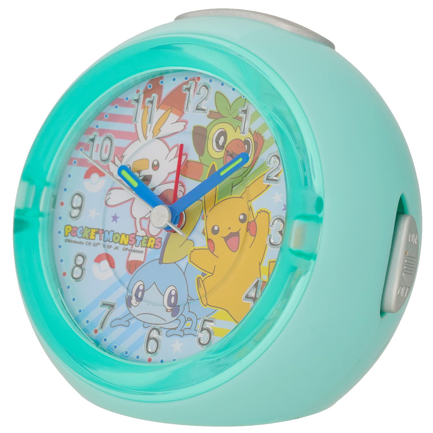 T'S FACTORY Pokemon Led Alarm Clock Assembled Mint Green- Japan Figure Store - #1 Bring To You The Best Japanese Goods