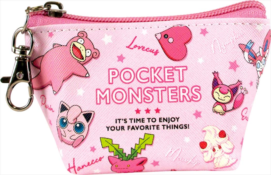 T'S FACTORY - Pokemon Triangle Mini Pouch Colors Pink- Japan Figure Store - #1 Bring To You The Best Japanese Goods