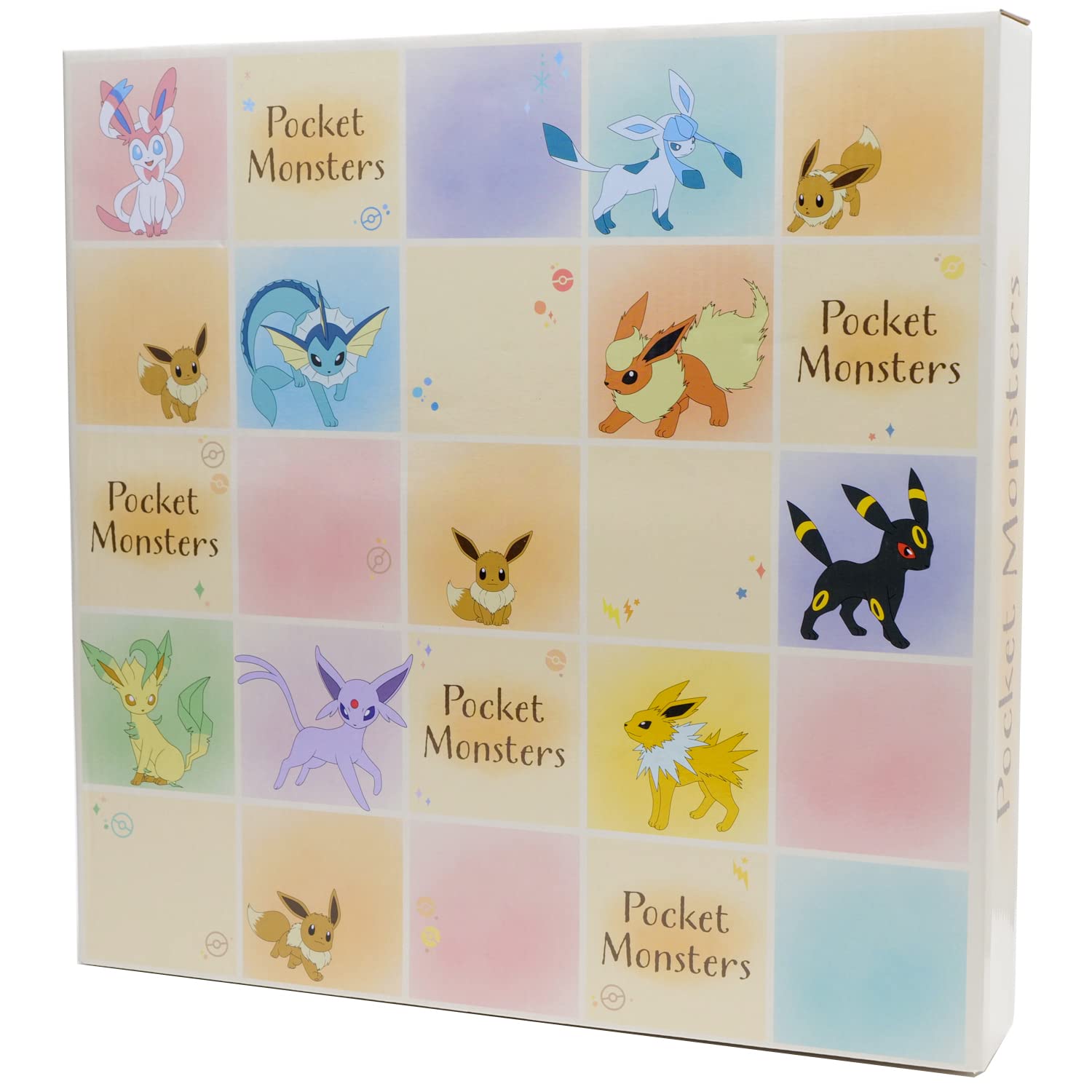 Ts Factory Wall Clock Beige Pokemon Eevee Friends Analog Quiet Continuous Second Hand 2926223- Japan Figure Store - #1 Bring To You The Best Japanese Goods