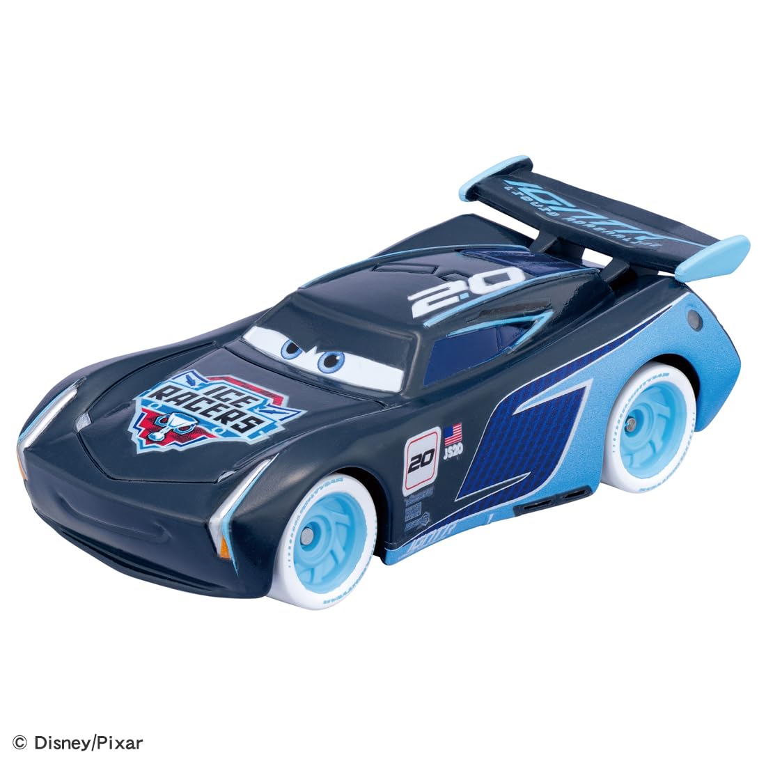 Takara Tomy Disney Cars Jackson Storm Ice Racing Mini Car Toy Age 3+- Japan Figure Store - #1 Bring To You The Best Japanese Goods