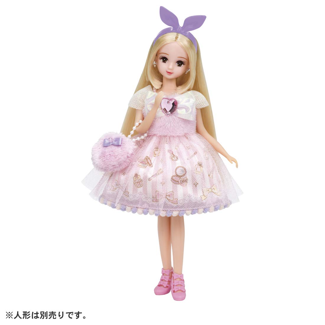 TAKARA TOMY Licca Doll Dream Colored Dress Set Makeup Happy <<Doll Not Included>>- Japan Figure Store - #1 Bring To You The Best Japanese Goods