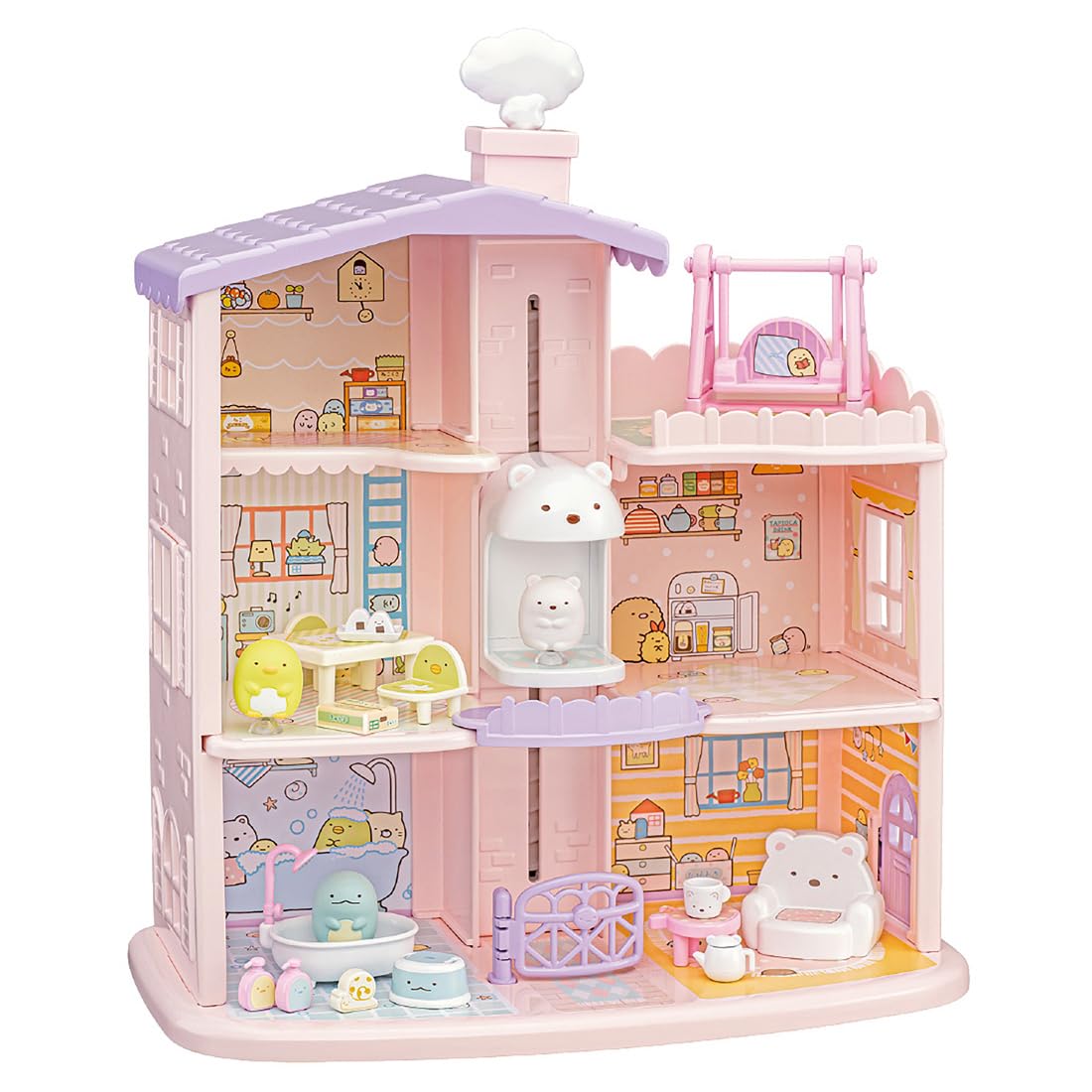 Takara Tomy Sumikko Gurashi Tsukki Elevator 3rd Floor House- Japan Figure Store - #1 Bring To You The Best Japanese Goods