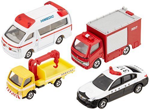 Takara Tomy Tomica Emergency Vehicle Set 5 F/s- Japan Figure Store - #1 Bring To You The Best Japanese Goods