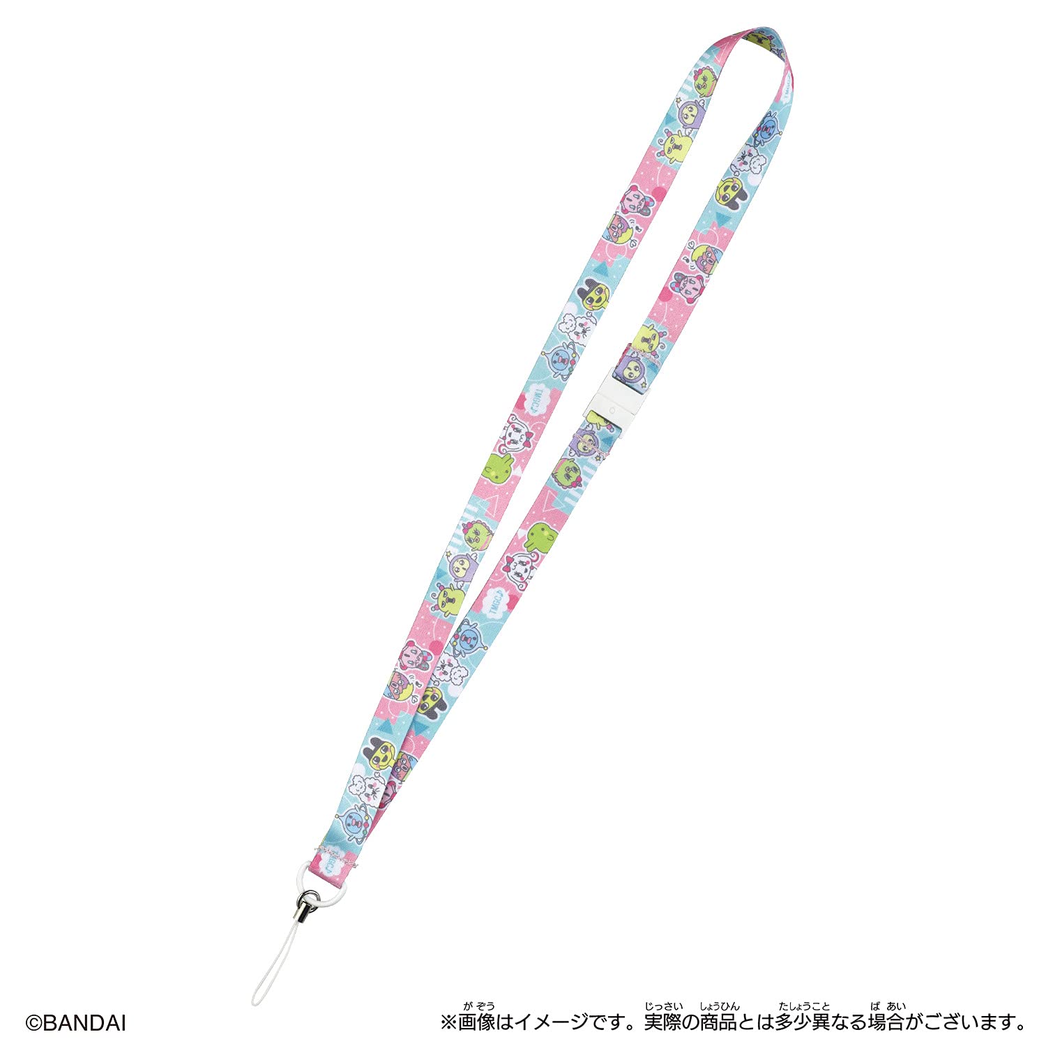 Bandai Tamagotchi Smart Neck Strap Pink & Mint Japanese Cute Neck Strap Kawaii Strap- Japan Figure Store - #1 Bring To You The Best Japanese Goods