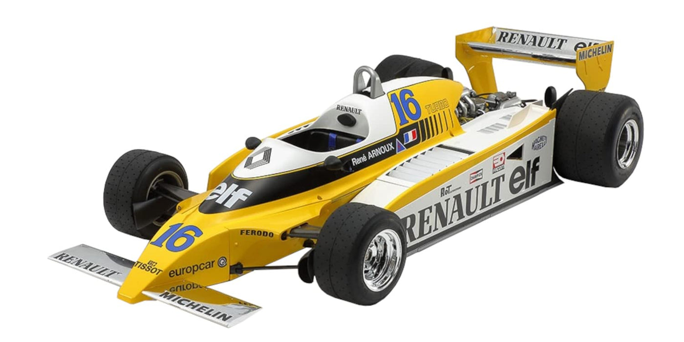 TAMIYA 1/12 Renault Re-20 Turbo W/Photo-Etched Parts Plastic Model- Japan Figure Store - #1 Bring To You The Best Japanese Goods