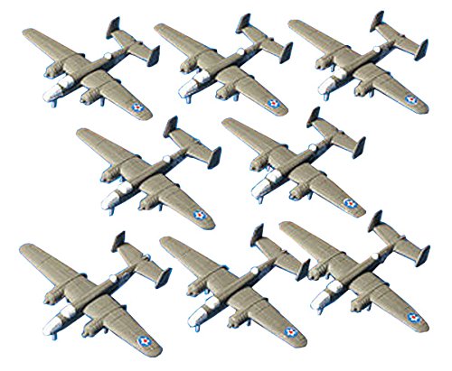 Tamiya 1/700 Waterline Series No.515 B-25 Mitchell Hornet Machine Set Of 16 Plastic Model 31515- Japan Figure Store - #1 Bring To You The Best Japanese Goods