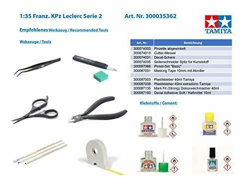 Tamiya French Main Battle Tankmilitary Leclerc Series 2 Plastic Model Kit- Japan Figure Store - #1 Bring To You The Best Japanese Goods