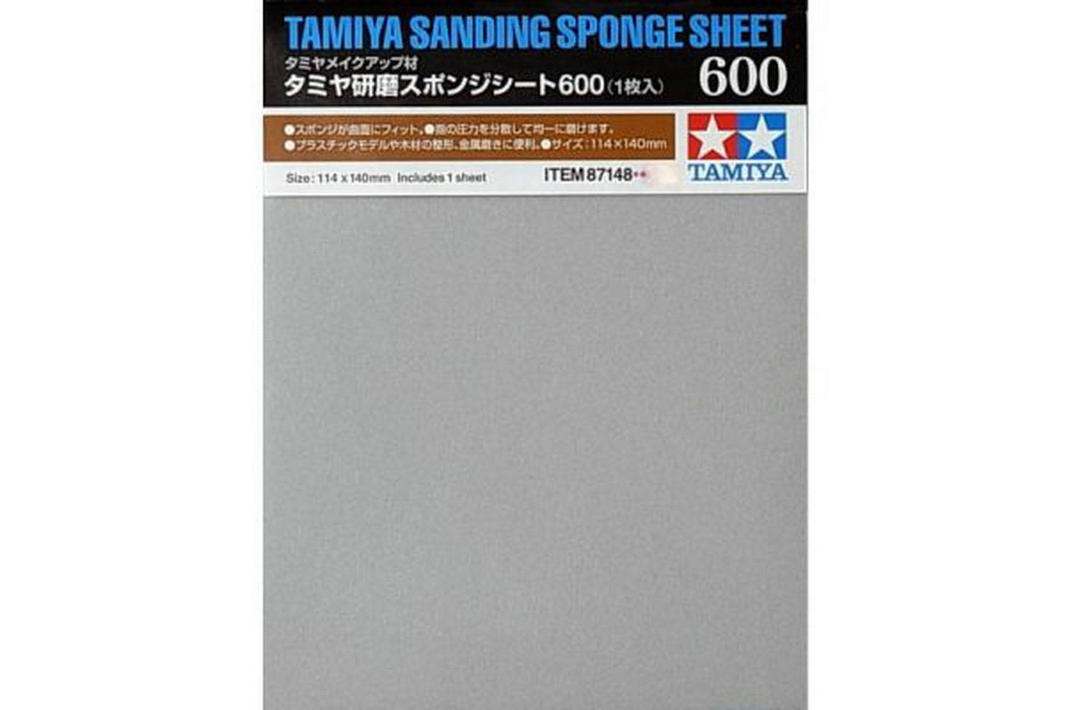 TAMIYA 87148 Sanding Sponge Sheet 600- Japan Figure Store - #1 Bring To You The Best Japanese Goods
