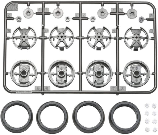 TAMIYA 94785 Mini 4Wd Large Dia. 1-Way Wheel Set For Super X & Xx Chassis- Japan Figure Store - #1 Bring To You The Best Japanese Goods