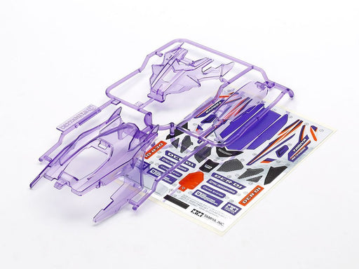 TAMIYA 95373 Mini 4Wd Body Set Dcr-01 Clear Purple- Japan Figure Store - #1 Bring To You The Best Japanese Goods