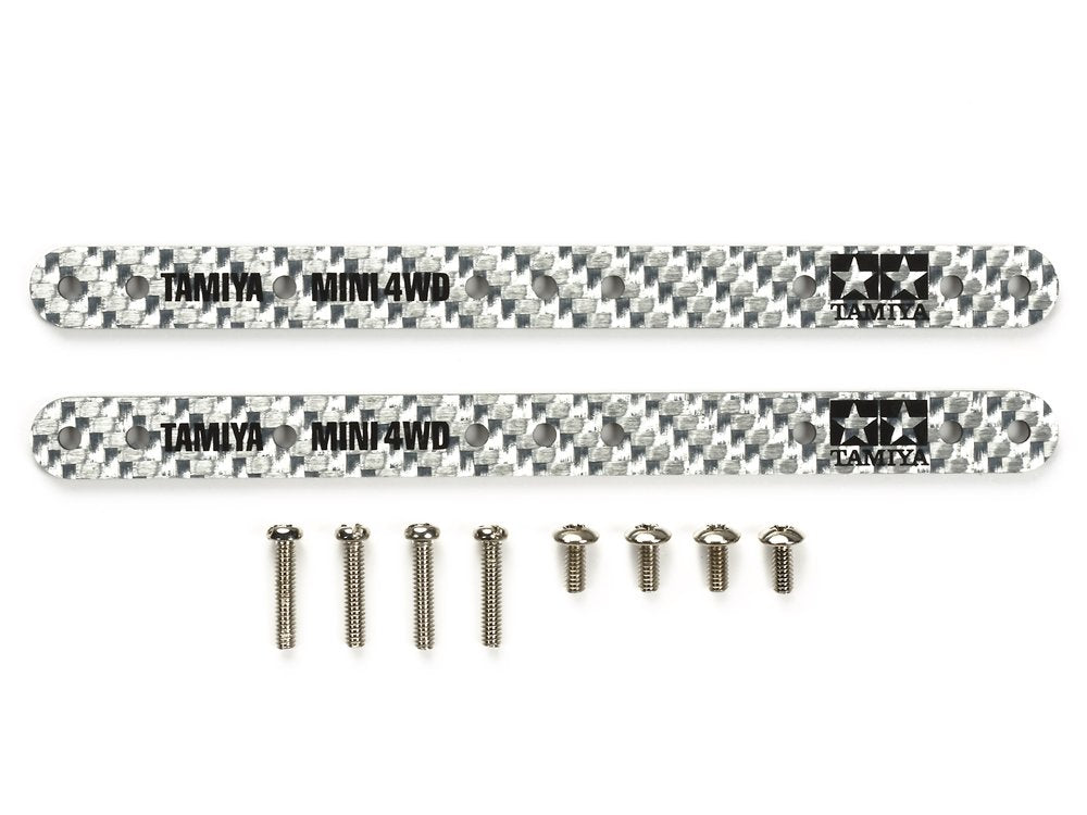 TAMIYA 95307 Mini 4Wd Hg Carbon Reinforcing Plate Set 1.5Mm/Silver- Japan Figure Store - #1 Bring To You The Best Japanese Goods