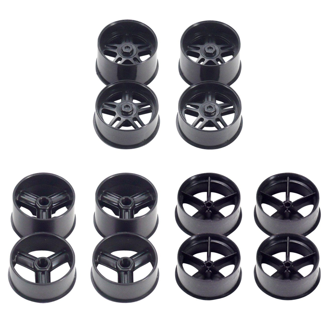 TAMIYA 95244 Mini 4Wd Carbon Reinforced Wheel Set Large Diameter- Japan Figure Store - #1 Bring To You The Best Japanese Goods