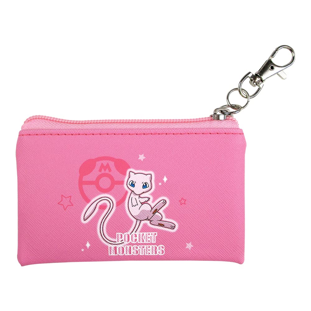 TS Factory Pokemon Flat Mini Pouch Starlight Mew H7.5 X W12.5Cm Pm-5533904Mw- Japan Figure Store - #1 Bring To You The Best Japanese Goods