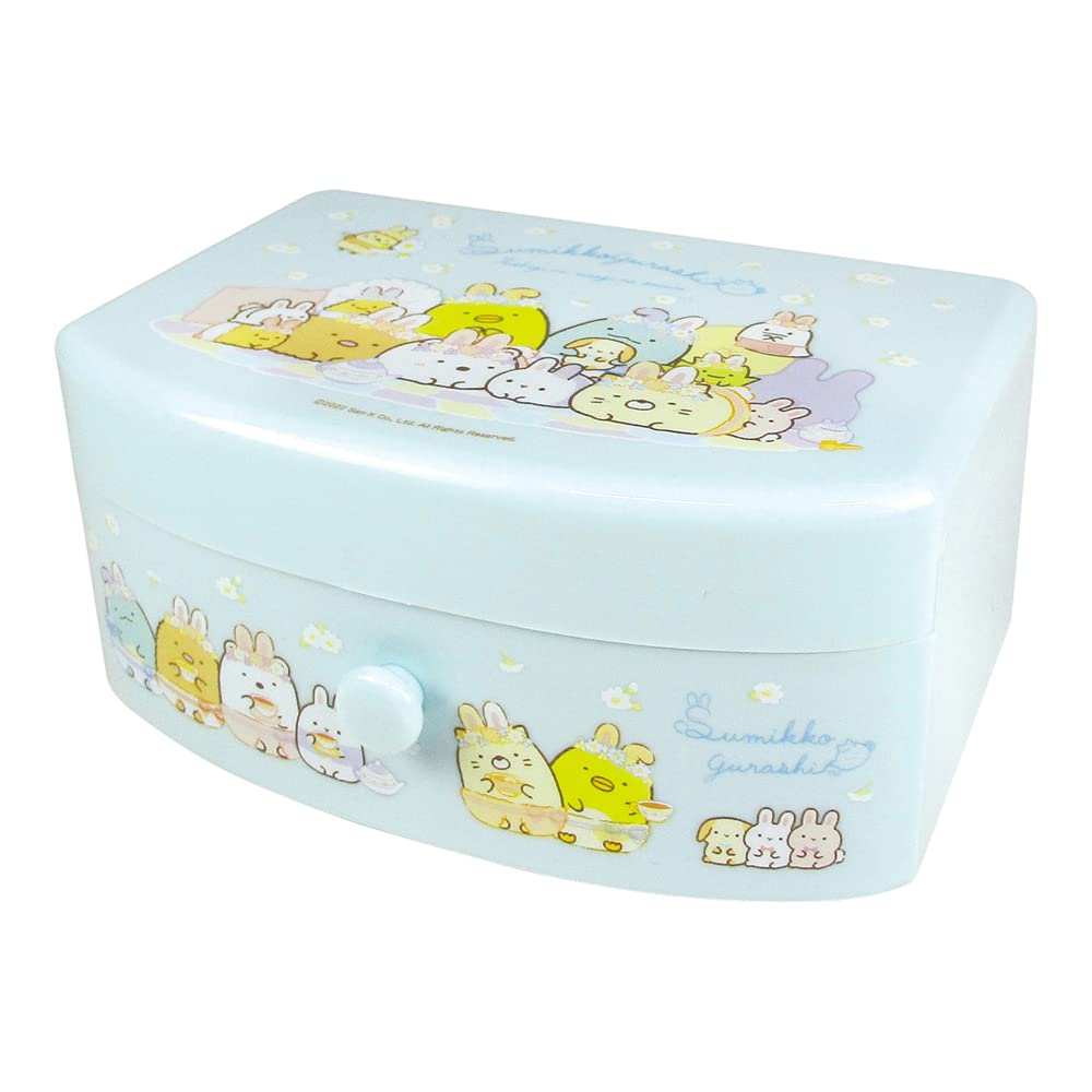 TS Factory Sumikko Gurashi Jewelry Box With Drawer Mysterious Rabbit H7.5 X W16 X D11.5Cm Sg-5542408Fu- Japan Figure Store - #1 Bring To You The Best Japanese Goods