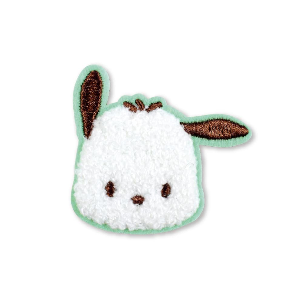 T&S Factory Sanrio Fluffy Pochacco Sticker SR-5541606PC H5.4xW5.7xD0.3cm- Japan Figure Store - #1 Bring To You The Best Japanese Goods