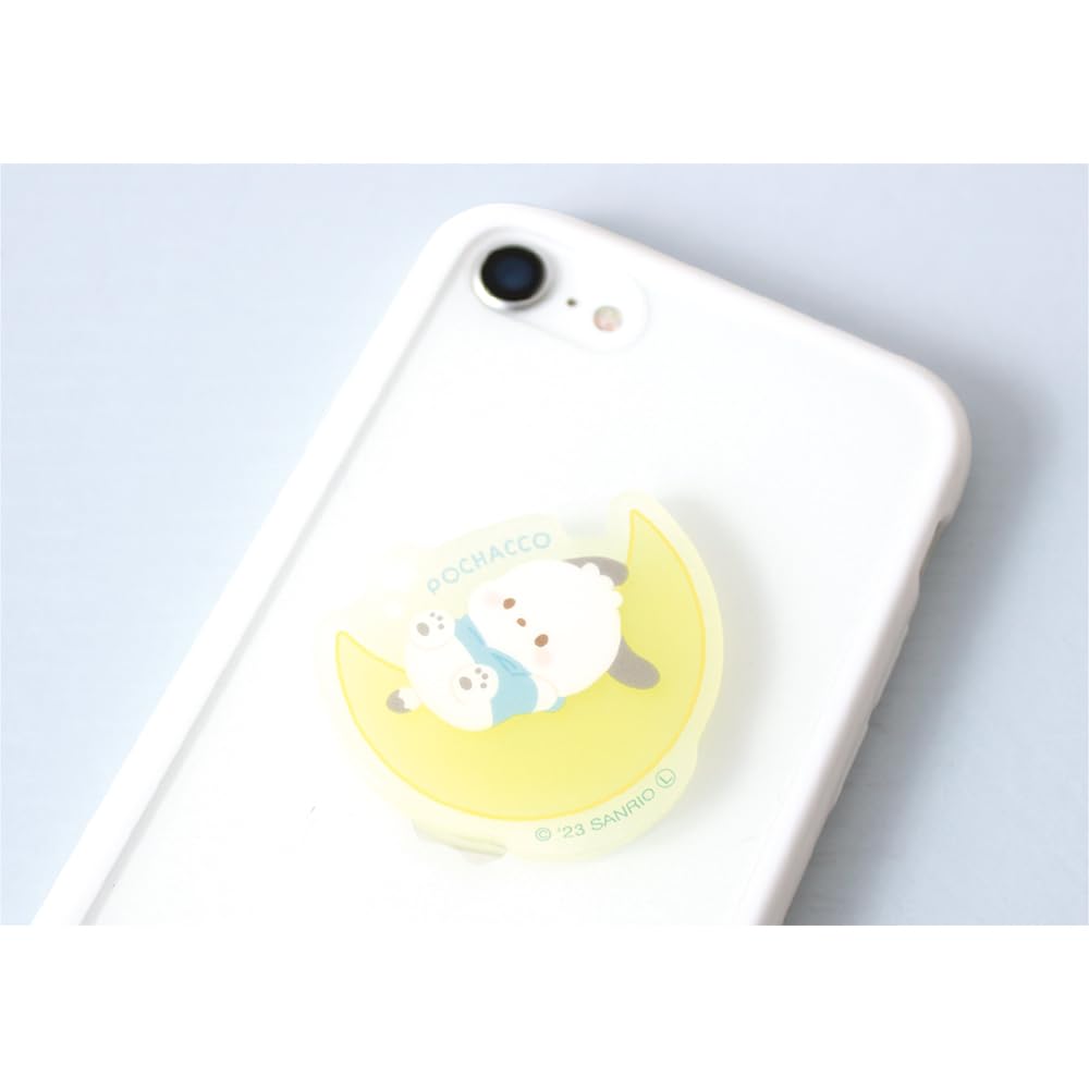 T&S Factory Sanrio Luminous Acrylic Sticker Pochacco H4.5xW5xD0.3cm SR-5541852PC- Japan Figure Store - #1 Bring To You The Best Japanese Goods