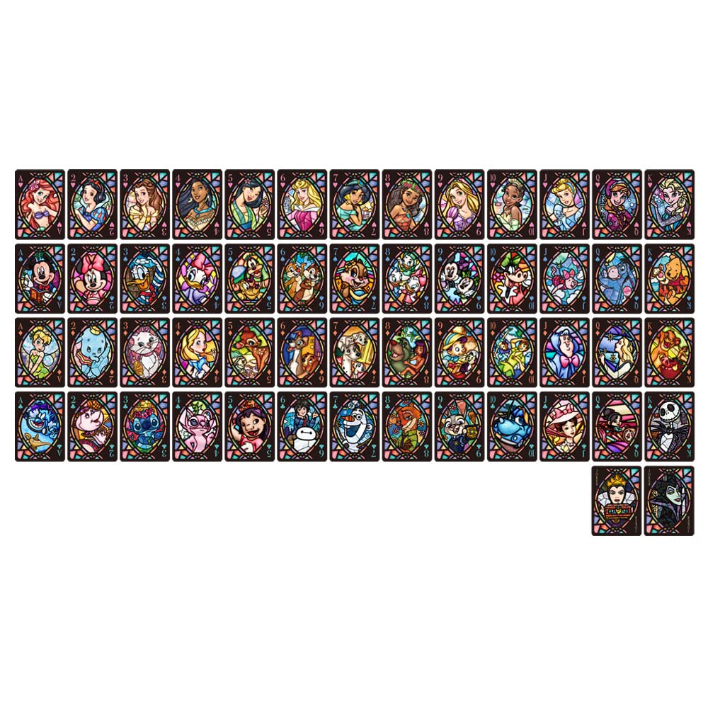 Tenyo Disney Character Playing Cards Stained Glass- Japan Figure Store - #1 Bring To You The Best Japanese Goods