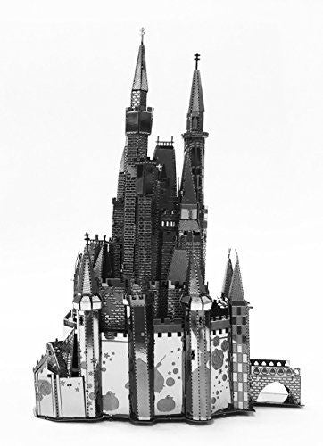 Tenyo Metallic Nano Puzzle Disney Cinderella Castle Model Kit- Japan Figure Store - #1 Bring To You The Best Japanese Goods