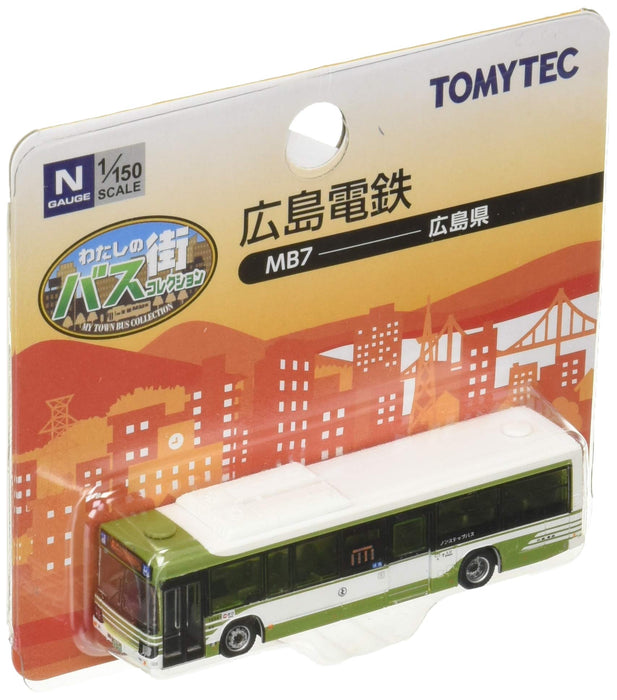 Tomytec My Town Bus Collection Hino Blue Ribbon Hiroshima Electric Railway Diorama Supplies- Japan Figure Store - #1 Bring To You The Best Japanese Goods