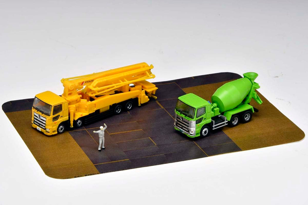Tomytec Japan Truck Collection Torakore Concrete Pump Car Set A Diorama Supplies- Japan Figure Store - #1 Bring To You The Best Japanese Goods