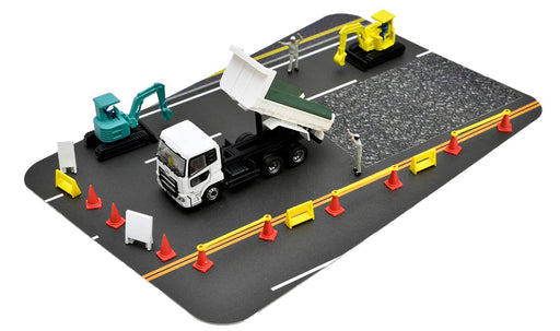 Tomytec Japan Truck Collection Diorama Set For Road Construction Site Dump- Japan Figure Store - #1 Bring To You The Best Japanese Goods