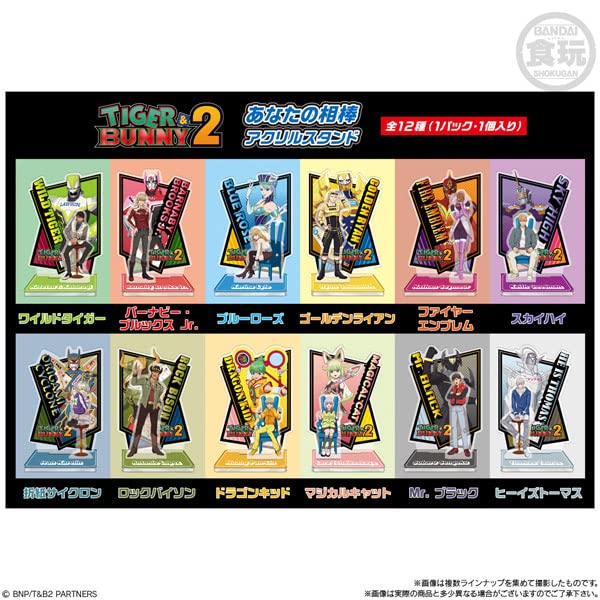 Tiger Bunny 2 Your Companion Acrylic Stand 12 Pieces Box (Shokugan)- Japan Figure Store - #1 Bring To You The Best Japanese Goods