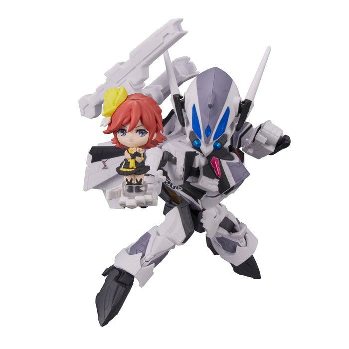 Tiny Session Macross Delta Vf-31F Siegfried (Messer Ierefelt Machine) With Kaname Buccaneer About 100Mm Pvc Abs Painted Movable Figure- Japan Figure Store - #1 Bring To You The Best Japanese Goods