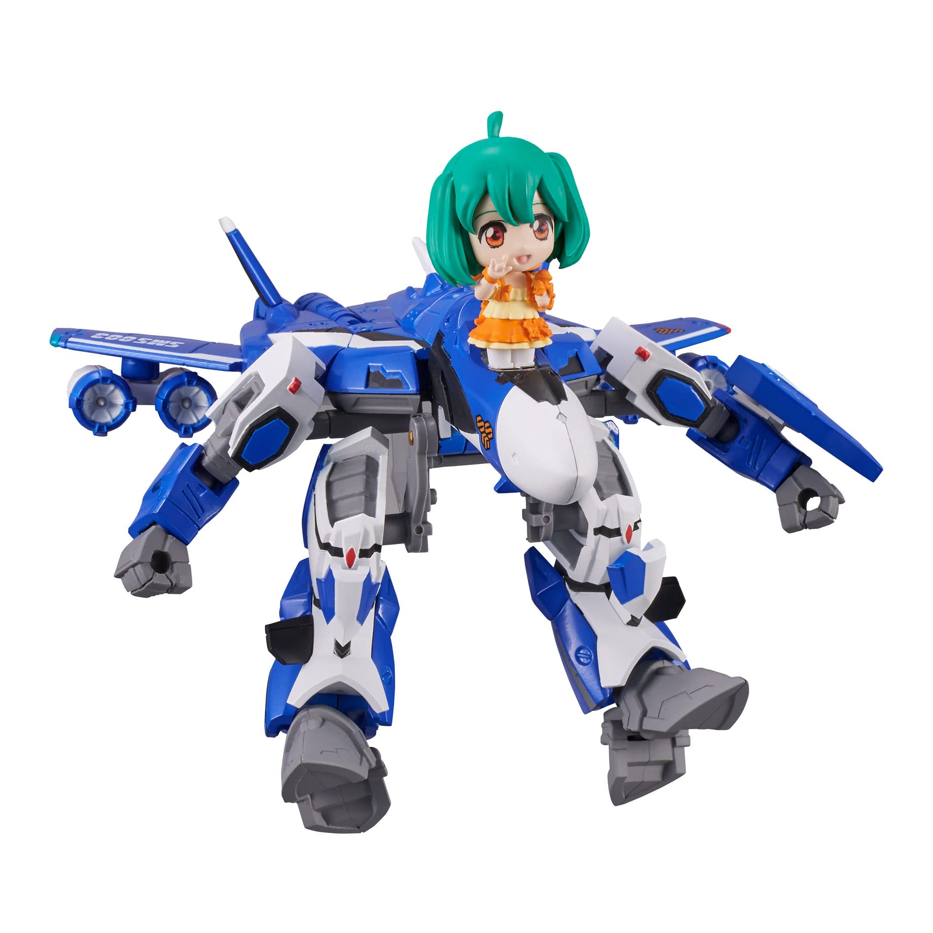 Bandai Spirits Tiny Session: Macross Frontier Ranka Lee & Vf-25G Messiah Valkyrie Japanese Figure- Japan Figure Store - #1 Bring To You The Best Japanese Goods