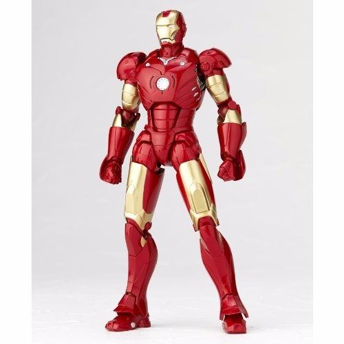 Tokusatsu Revoltech No.036 Iron Man Iron Man Mark Iii Figure Kaiyodo- Japan Figure Store - #1 Bring To You The Best Japanese Goods