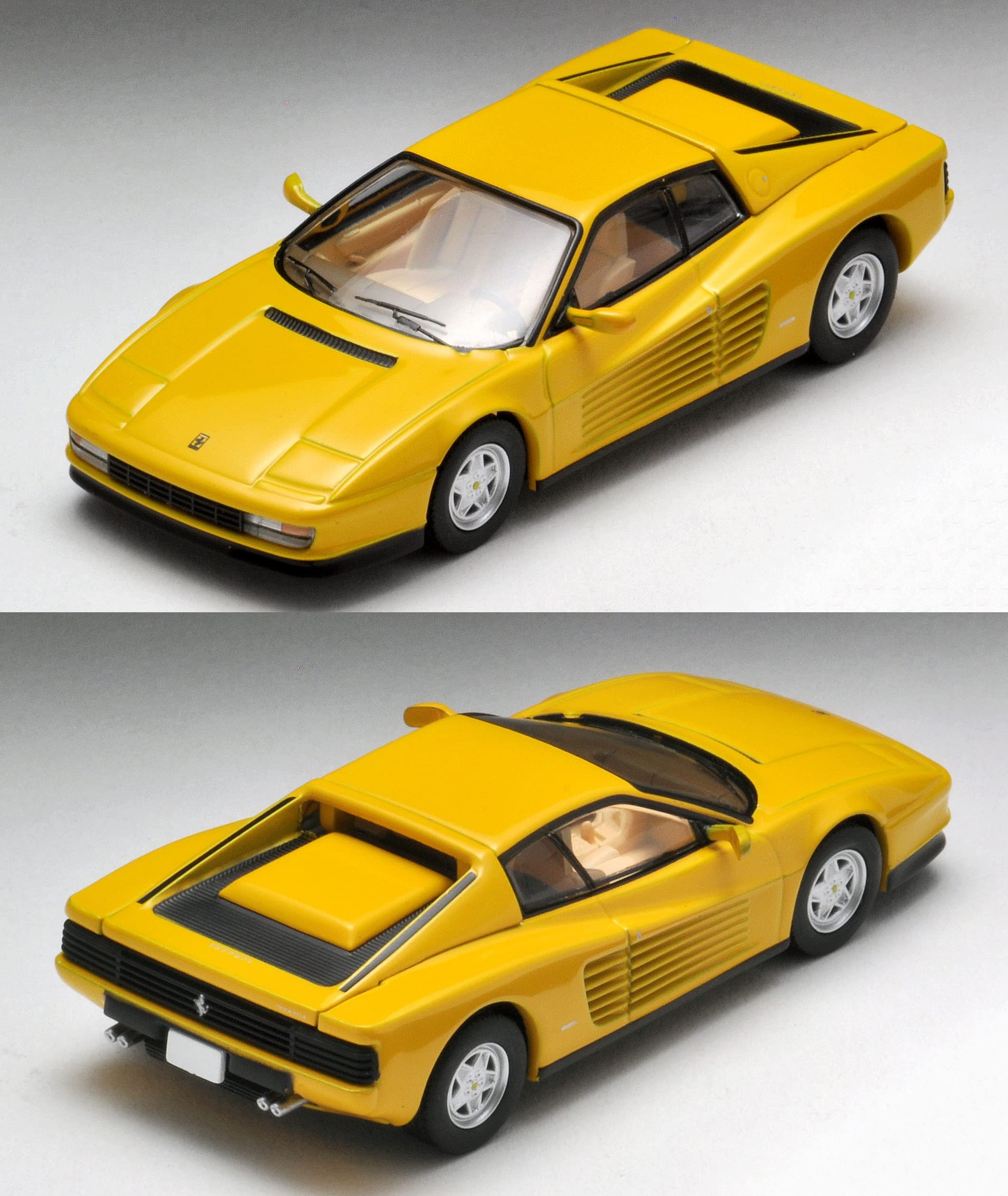 Tomytec Japan Tomica Limited Vintage Neo 1/64 Lv-N Ferrari Testarossa Yellow 321323- Japan Figure Store - #1 Bring To You The Best Japanese Goods