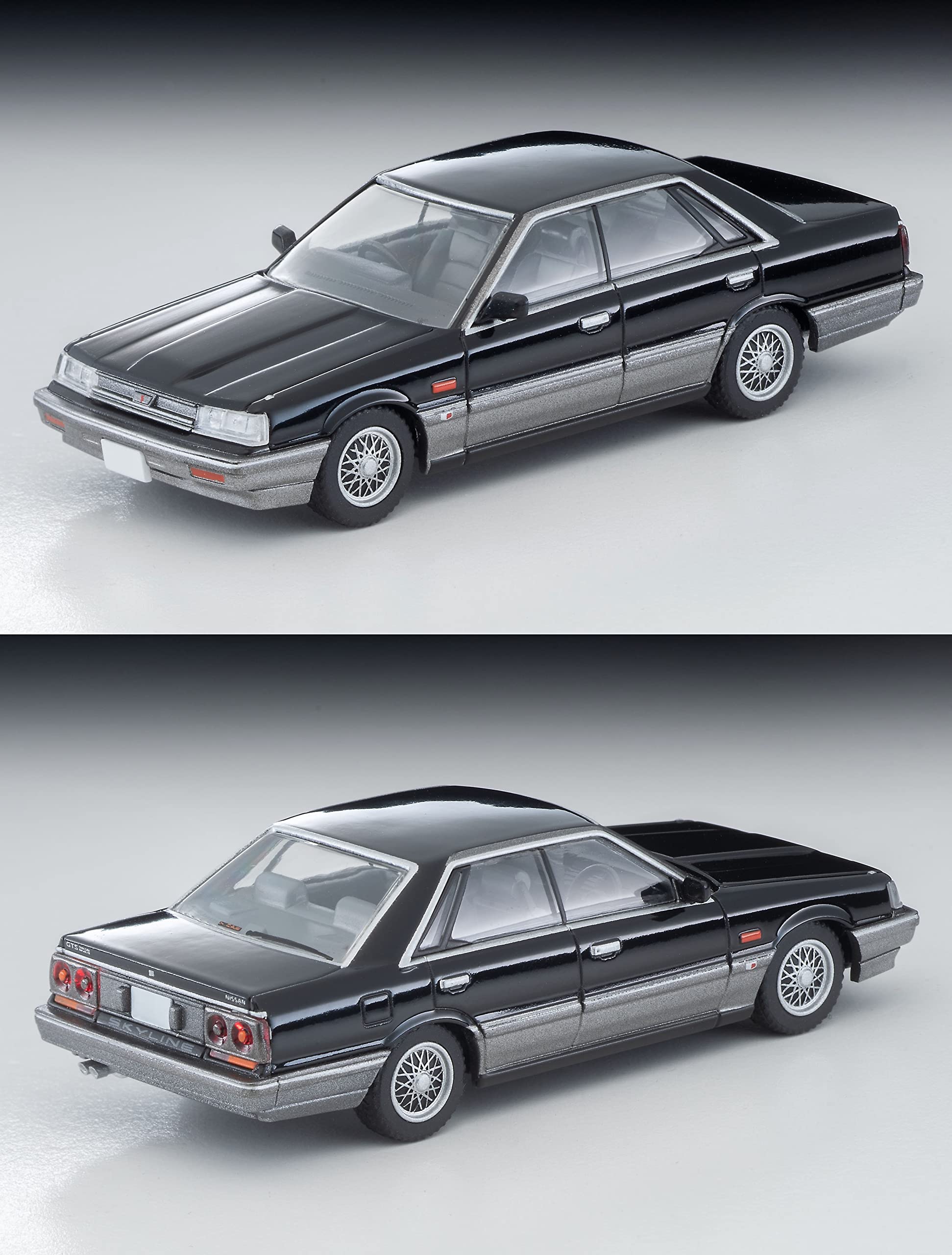 Tomica Limited Vintage Neo 1/64 Lv-N282B Nissan Skyline Black/Silver 1986- Japan Figure Store - #1 Bring To You The Best Japanese Goods