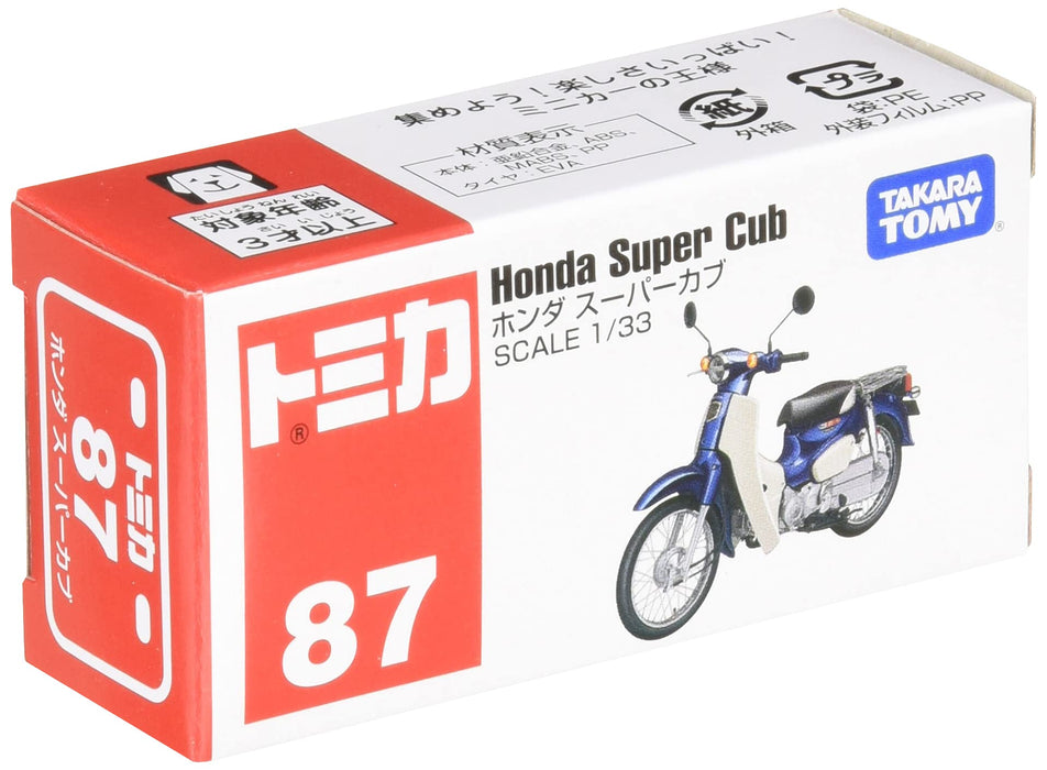Takara Tomy Tomica 87 Honda Super Cub (879978) Japanese Plastic Super Cub Models- Japan Figure Store - #1 Bring To You The Best Japanese Goods